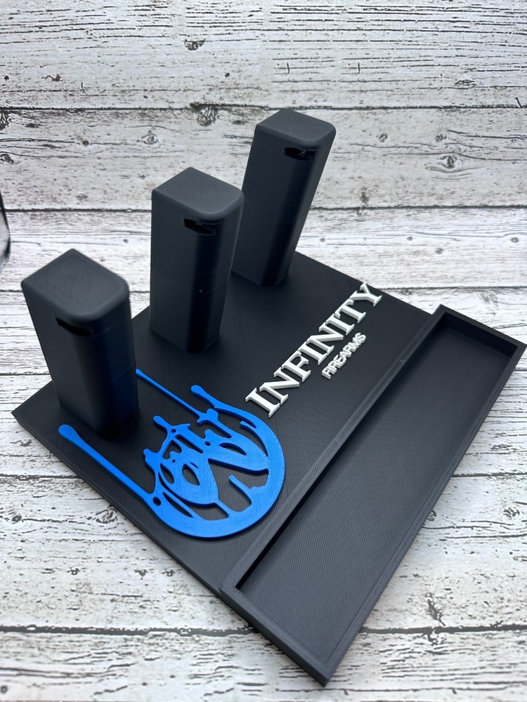 Infinity- 2011 Double Stack 3‑Gun Display Stand – Premium Multi‑Pistol Holder