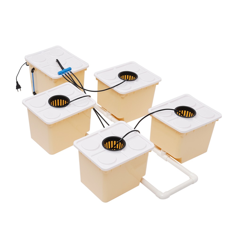 Hydroponics Deep Water Culture DWC Hydroponic System buckets Drip Growing System