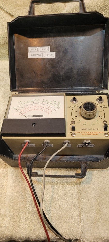 Vintage Heathkit IM-17 Voltmeter