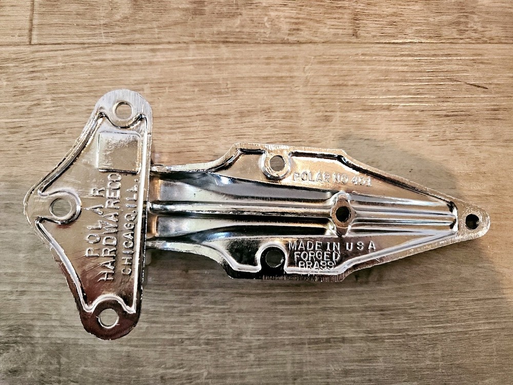 Polar Hardware Co, 401 Offset Chromed Brass Hinges