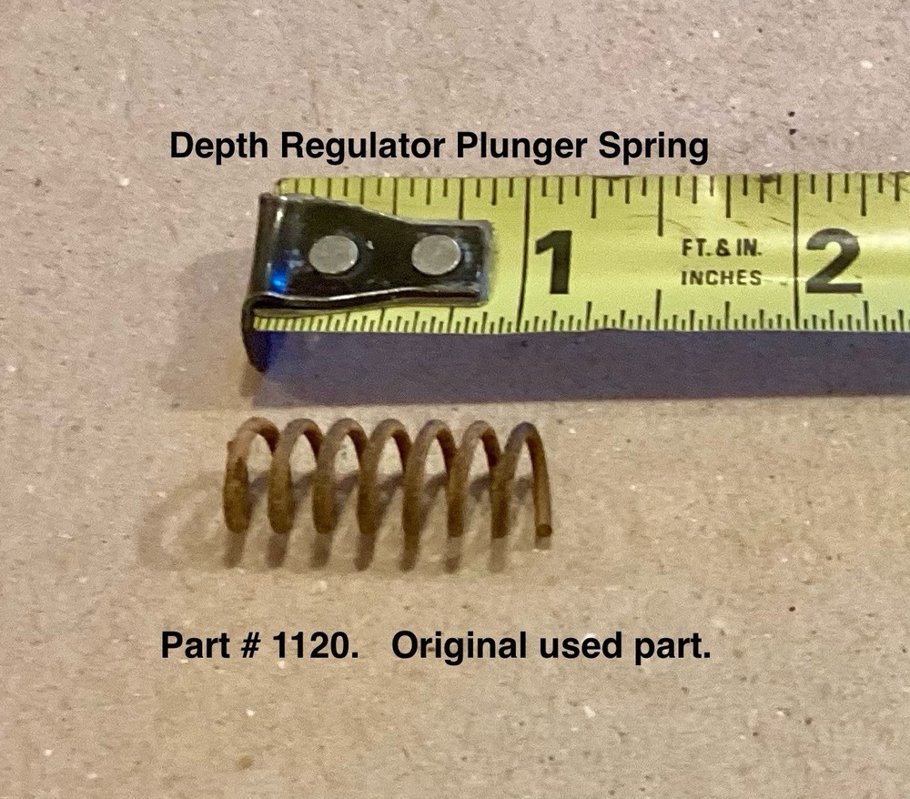Troy Bilt Horse tiller depth regulator plunger spring.