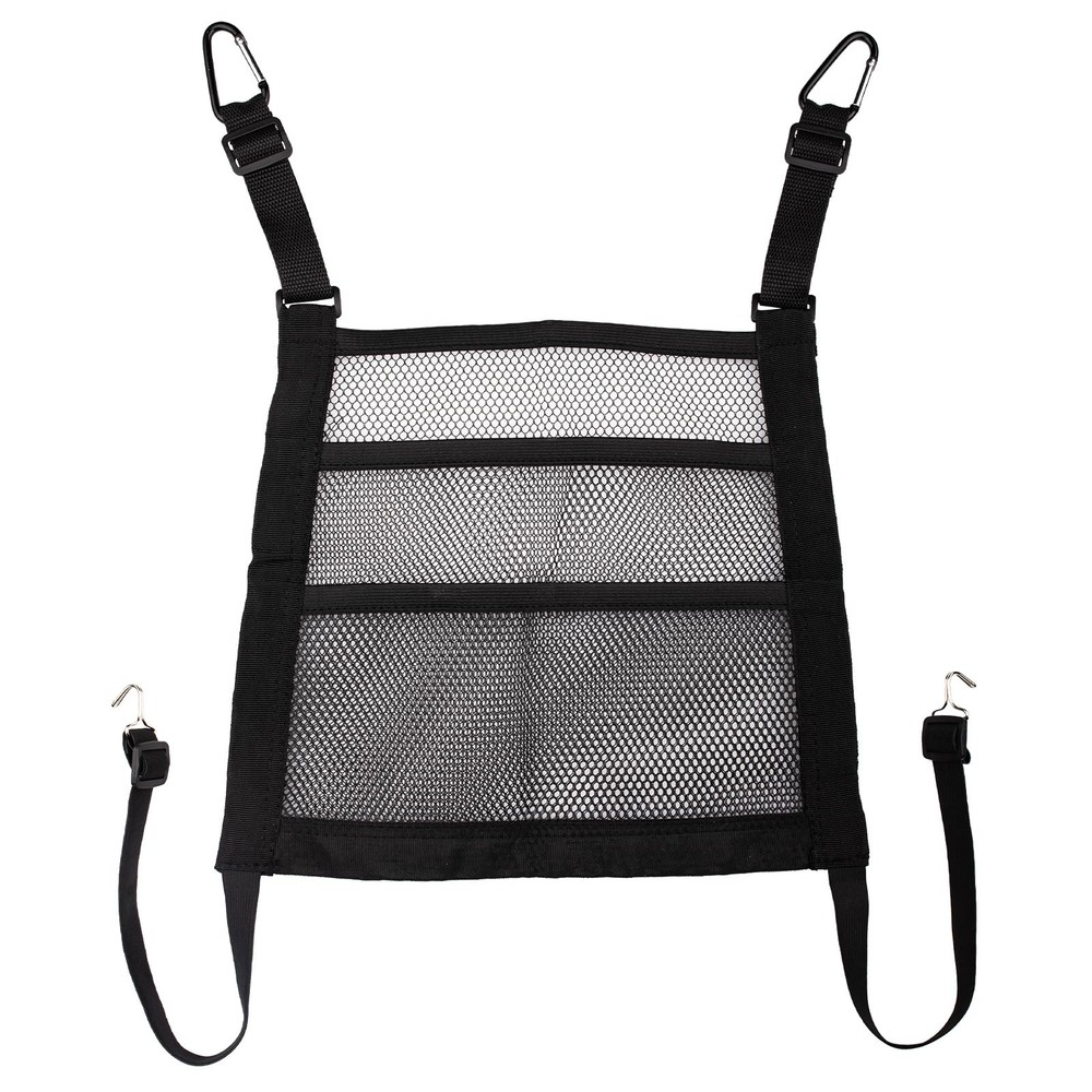 3 Layer Mesh Organizer Between Front Seat Backseat Storage Net Pet Barrier