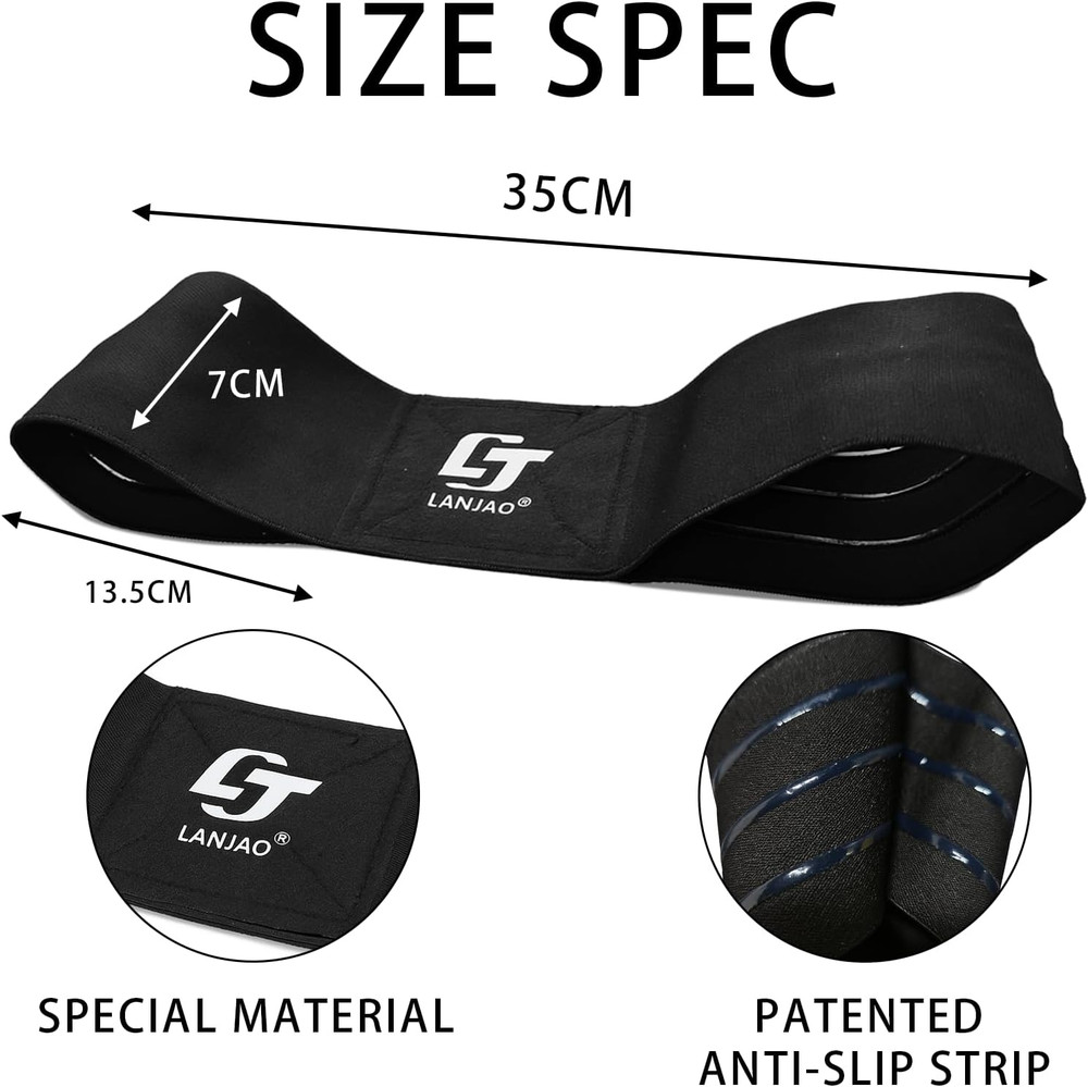 Golf Grip Trainer 2 Pack with Swing Correcting Arm Band, Golf Training Aid, Golf