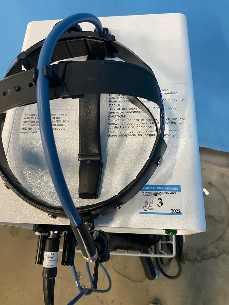 ORC Wite Lite White Cold Light Source - Model: ORC800I with Cuda Headlamp