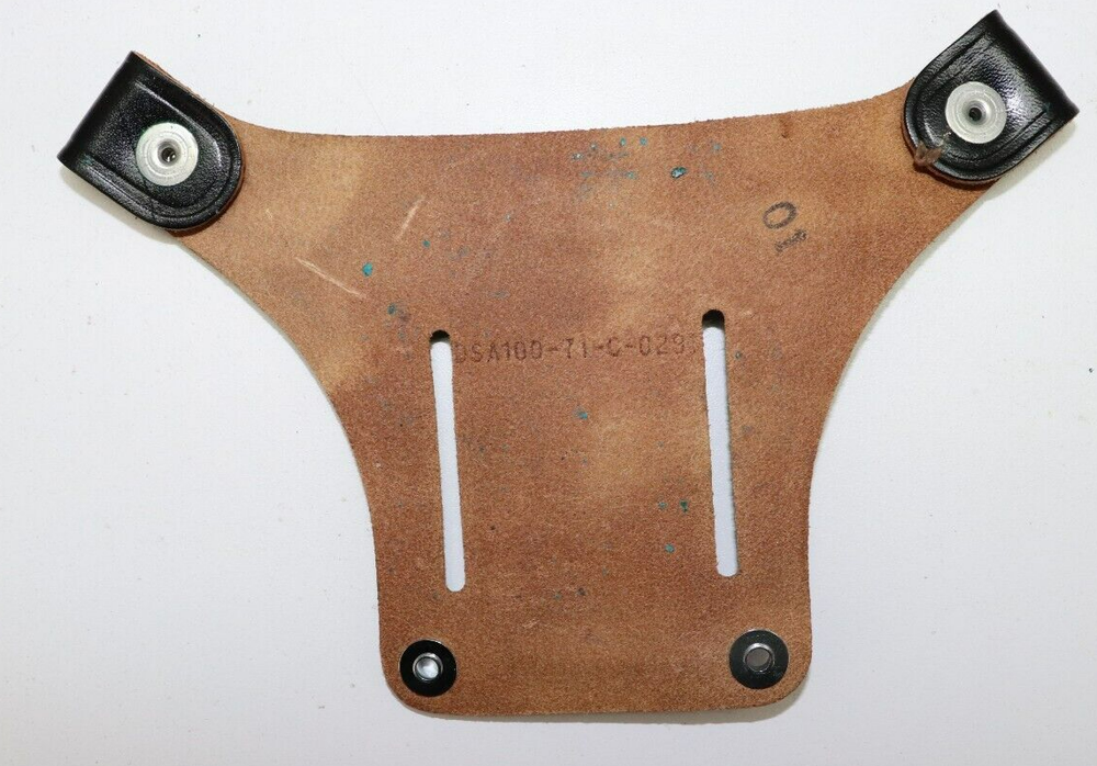 US black leather holster hanger dated 1971 each E799