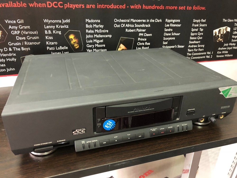 Rare USA Model Philips DCC 951 3rd generation Digital Compact Cassette