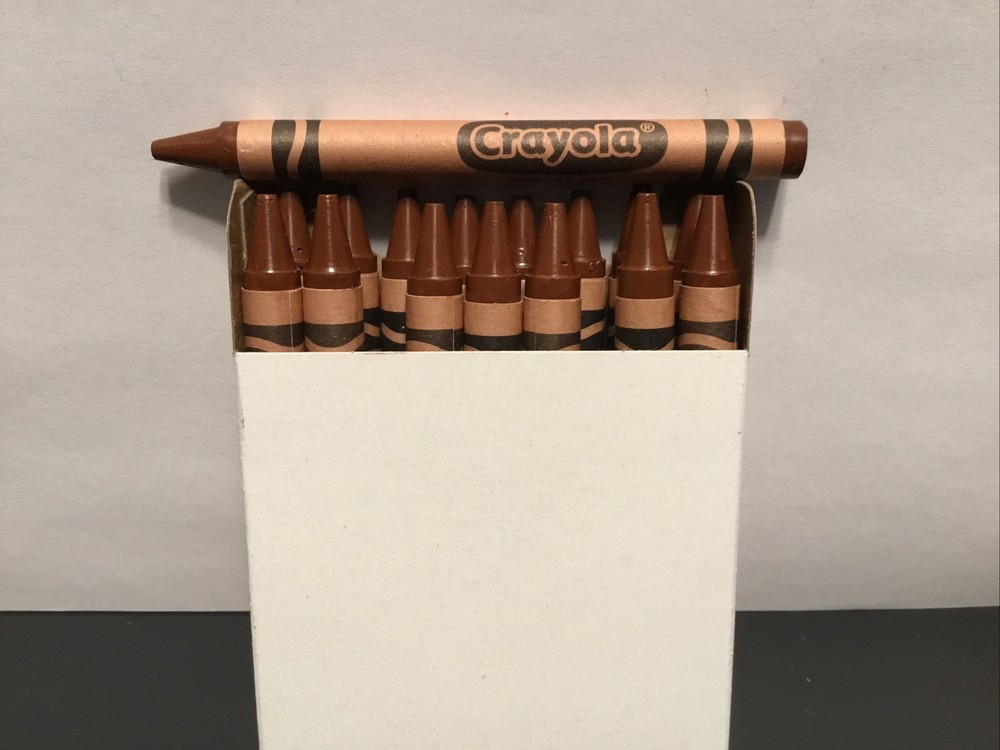 (16) Crayola Crayons (brown) BULK
