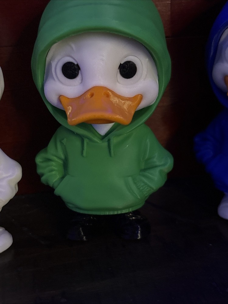 3D Printed Ducks Multicolored Approx 4 Inch Tall