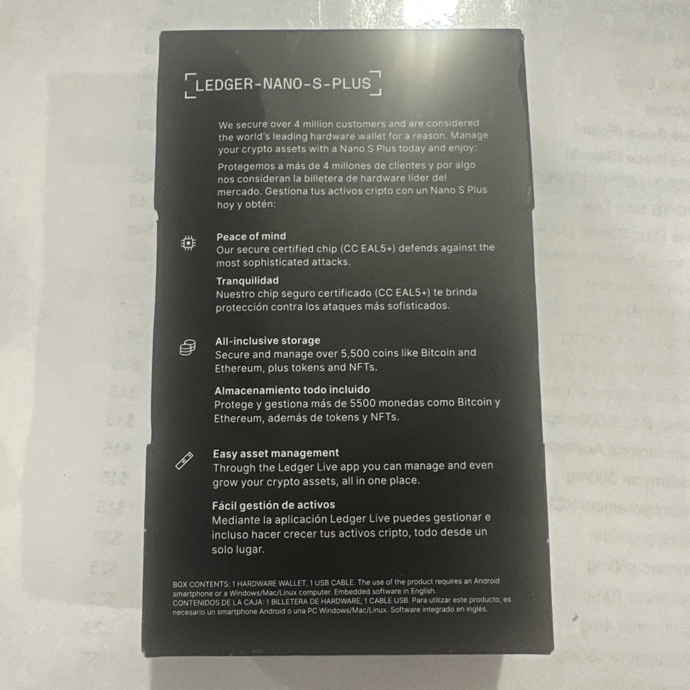 Ledger - Nano S Plus Crypto Hardware Wallet