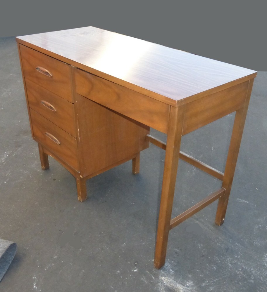 Vintage Danish Mid Century Modern Writing Desk