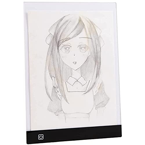 Light Board for Tracing, A4 Led Light Pad Adjustable Light Drawing Pad