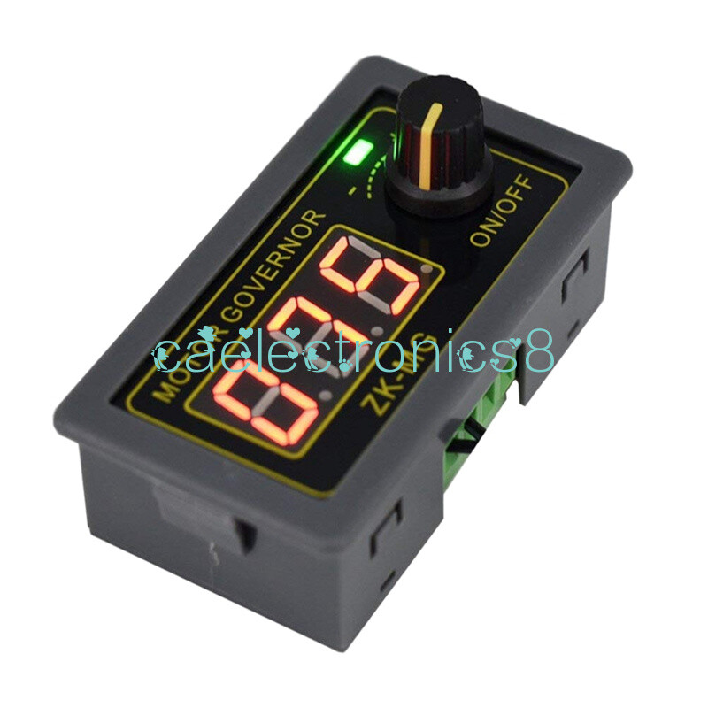 DC 5-30V 12v 24v 5A DC Motor Controller Digital encoder PWM Adjustable Speed C