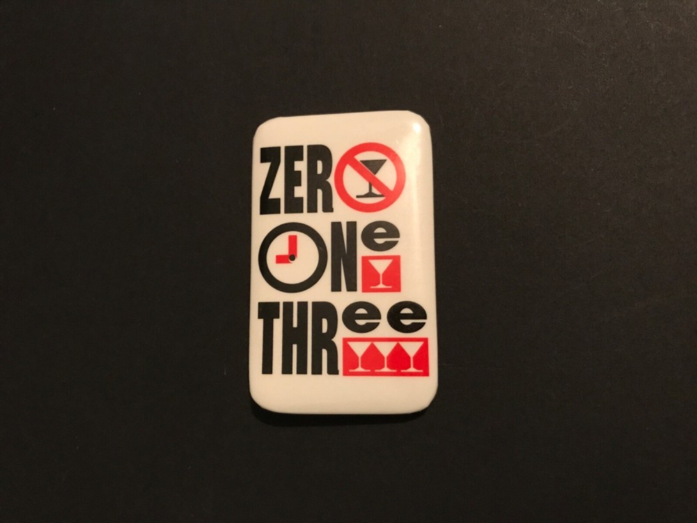 Vintage Humorous Drinking Pinback