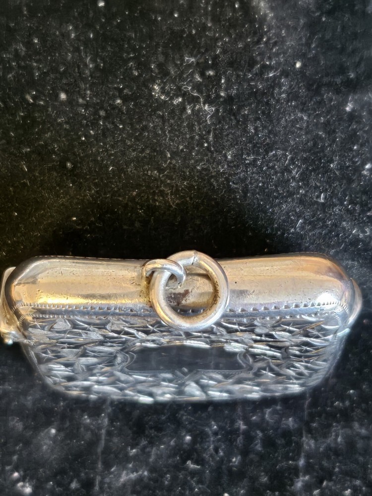 Antique Solid Silver Vesta Case C1903 Fully Hallmarked By Albert Jackson Birming