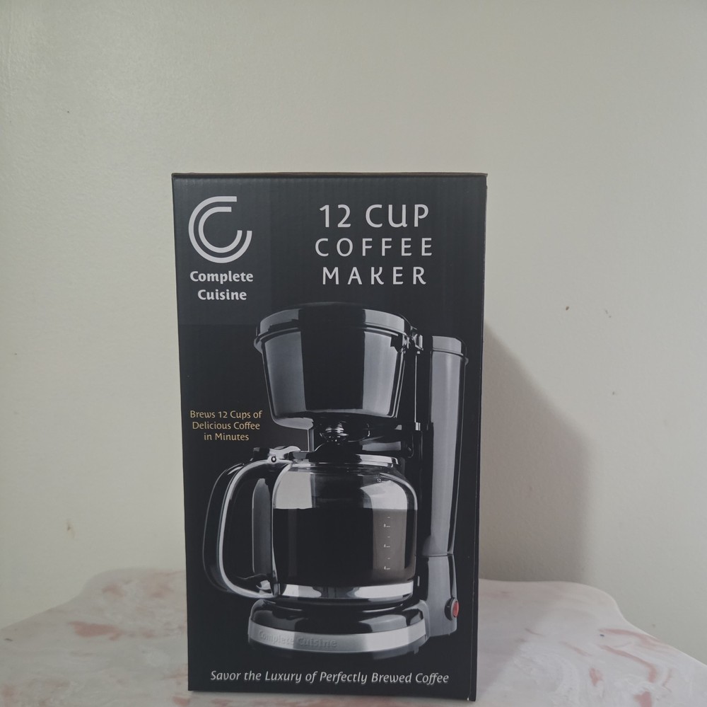 Complete Cuisine 12 Cup Coffee maker NEW