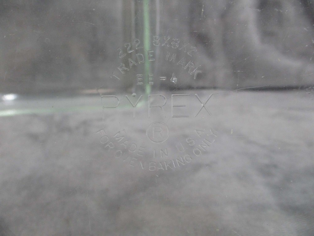 Anchor Hocking Glass Baking Dish Rectangular Square Set 2 pcs Clear Used