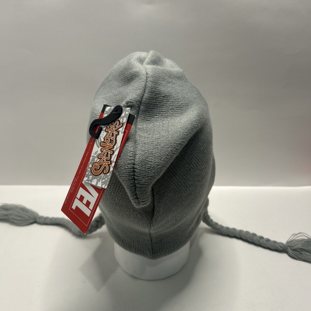 Marvel Comics Deadpool Bright Gray Laplander Winter Knit Cap Hat New OSFM