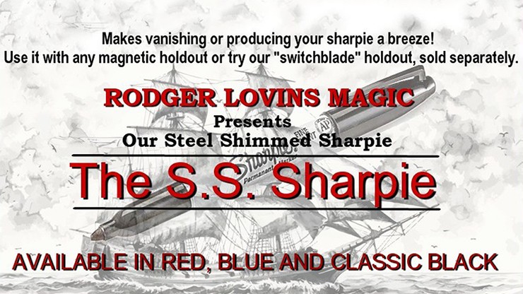 S.S Sharpie (Red) by Rodger Lovins - Trick