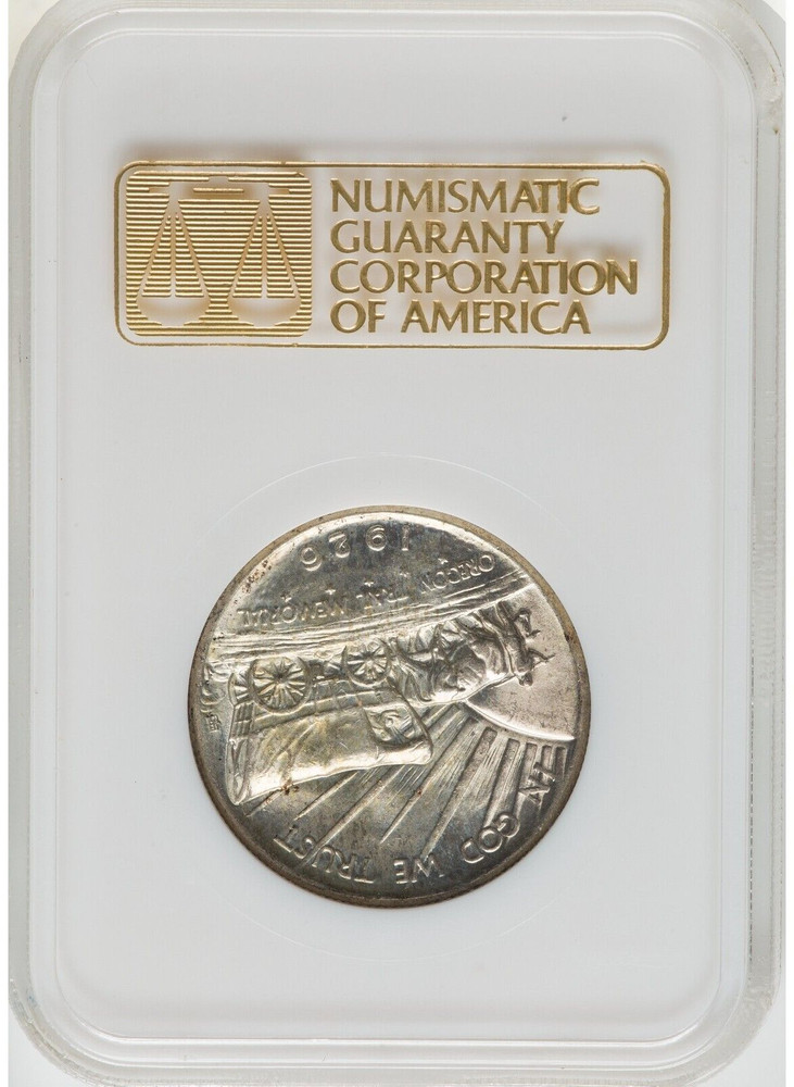 1926 Oregon Trail Silver Commemorative NGC MS63 OLD HOLDER