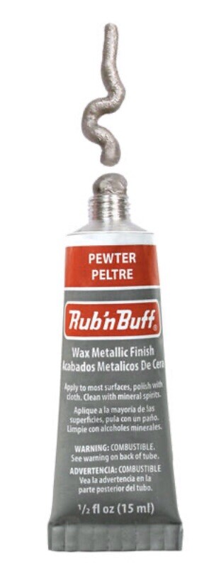 Amaco Rub'N Buff, Pewter