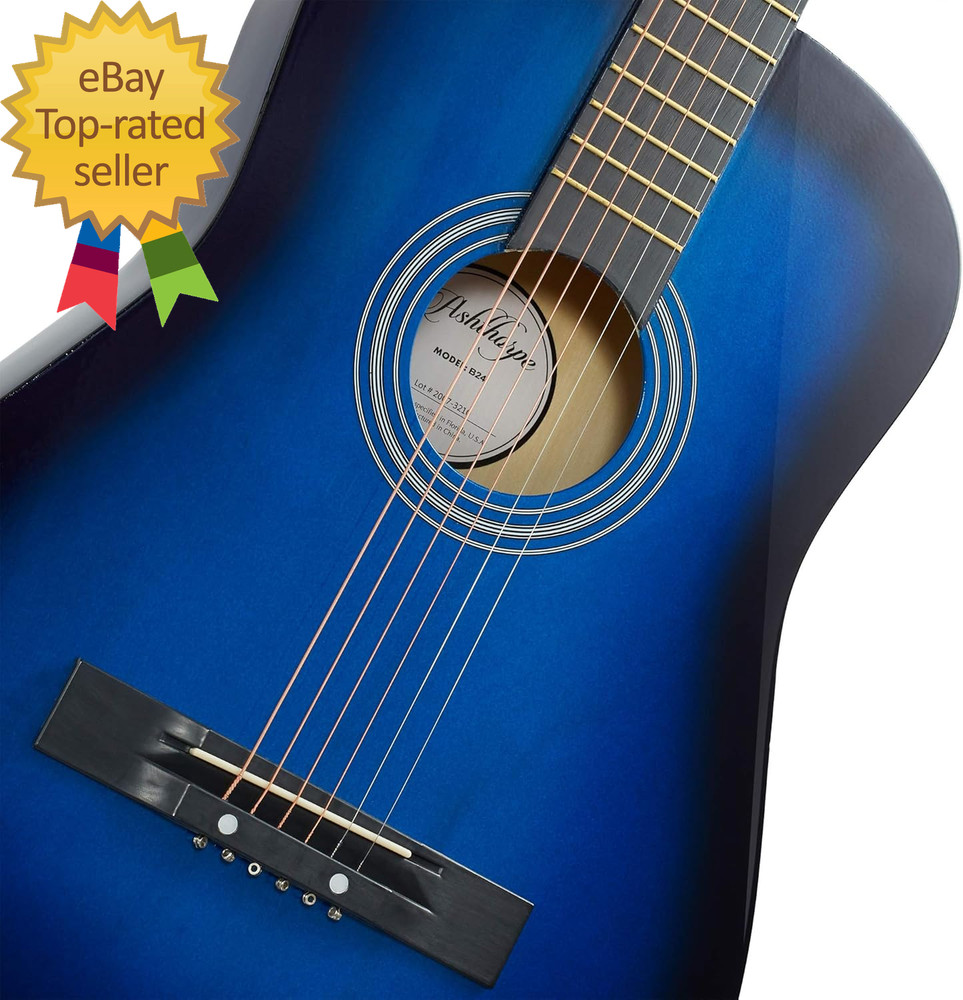 38-Inch Beginner Acoustic Guitar Package Basic Starter Kit W/Gig Bag Strings