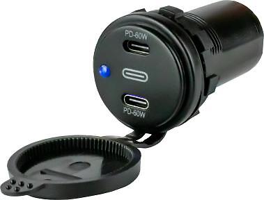 Sea-Dog Dual USB-C Power Socket, 426522-1