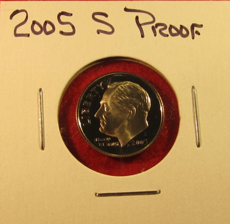 2005 S Clad Proof Roosevelt Dime - Uncirculated
