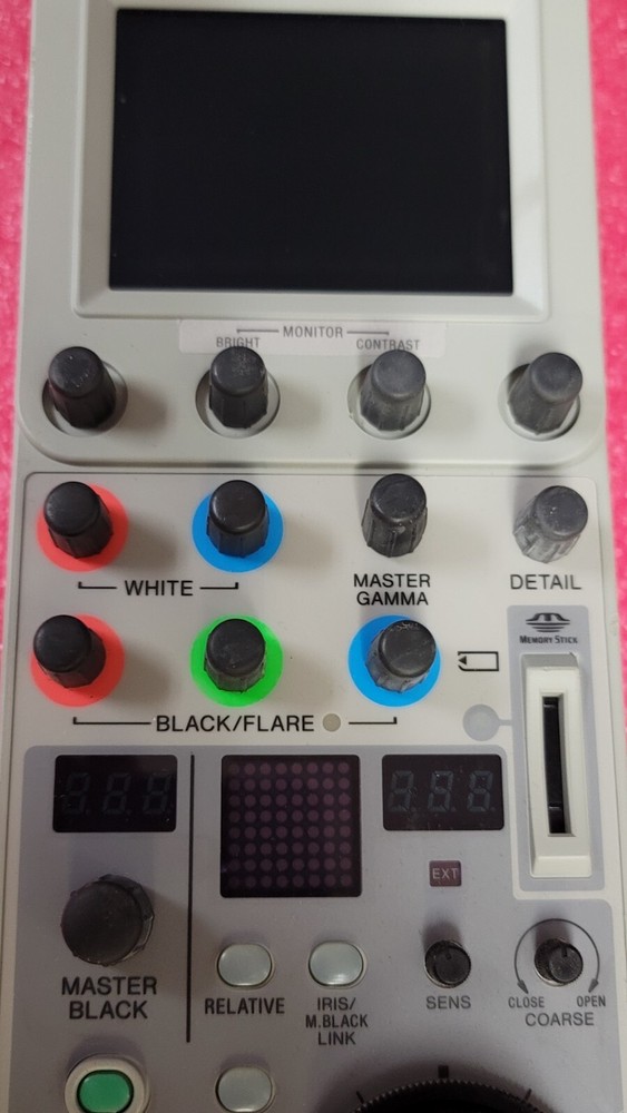 Sony Camera RCP-D51 Remote Control Panel with dial-style controller Untested