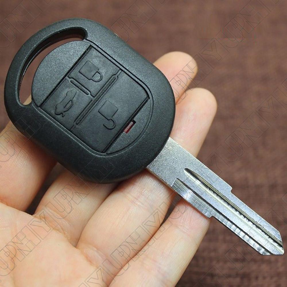 3 Durable Wear-resistant Button Remote Key Shell Case for Chevrolet Lacetti