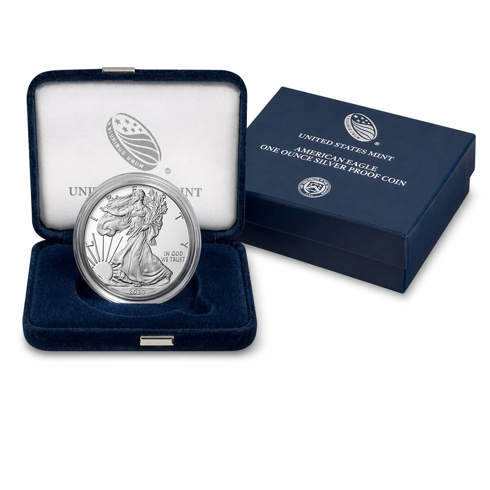 2020 W Proof Silver Eagle w/Box )no COA) ~ PRISTINE ~