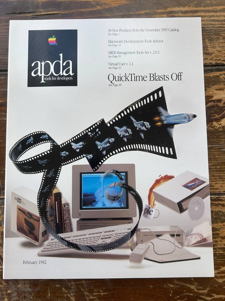 Apple APDA Tools Catalog Feb 1992 Vintage Macintosh Developer Book