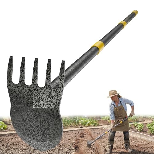 Hoe Garden Tool Heavy Duty Long Handle Manual Weeder Puller Tool for Weeding