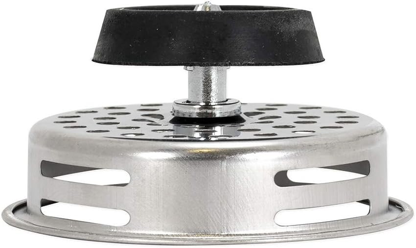 Rubber Flat Bottom Replacement Basket, 3-1/2 Inch Diameter, Stainless Steel, ...