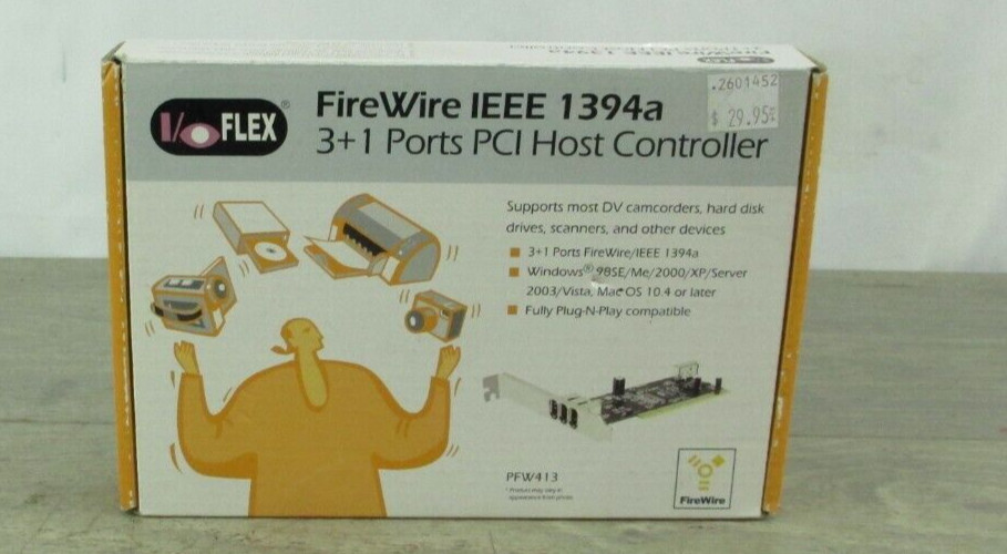 Firewire IEEE 1394A Card & Firewire cord