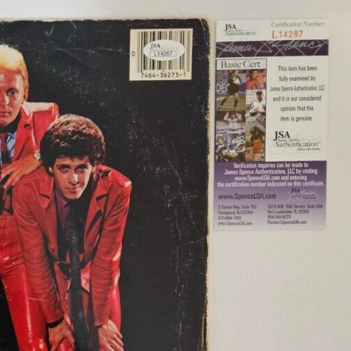 Wally Palmar +2 Signed Romantics Album w/ JSA CoA