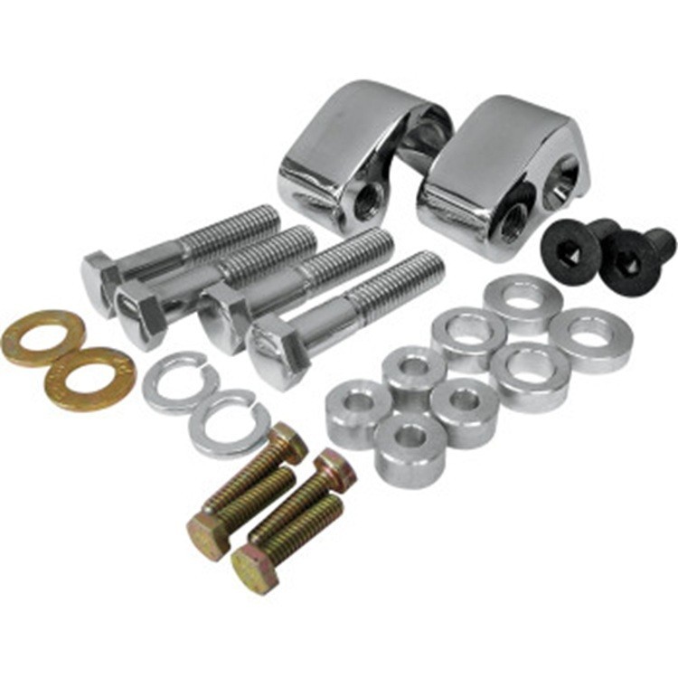 Rear Lowering Kit- 1"- Chrome- LA Choppers  LA-7590-00