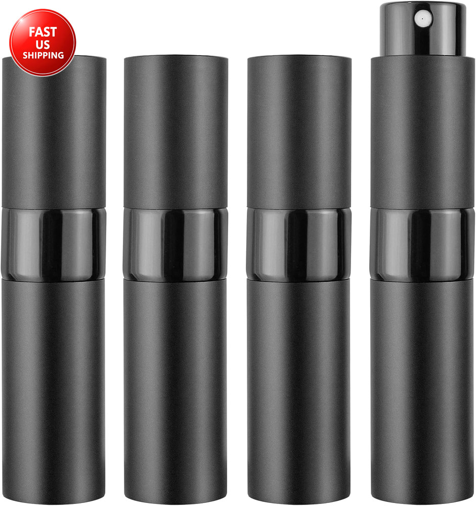 8ML Refillable Perfume Spray Bottles - Travel Atomizer Set with Removable Inner