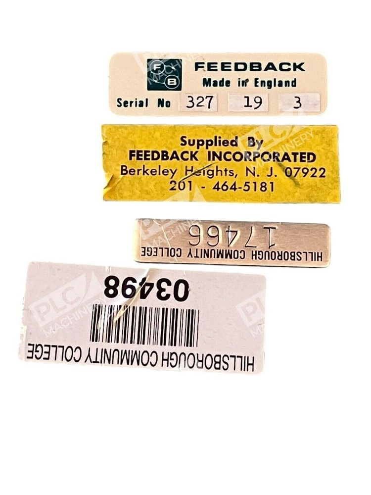 Feedback Process Control Simulator PCS327