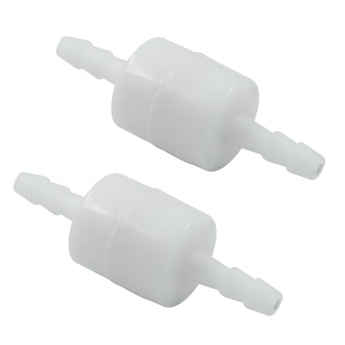 2 Pcs(4mm) Plastic Check Valve Barb Hose with One Way Inline Non-Return 5/32"