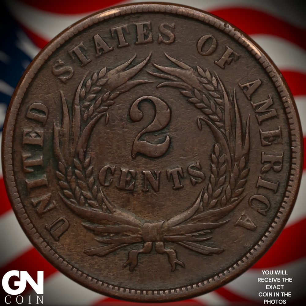 1865 2 Cent Piece A2296