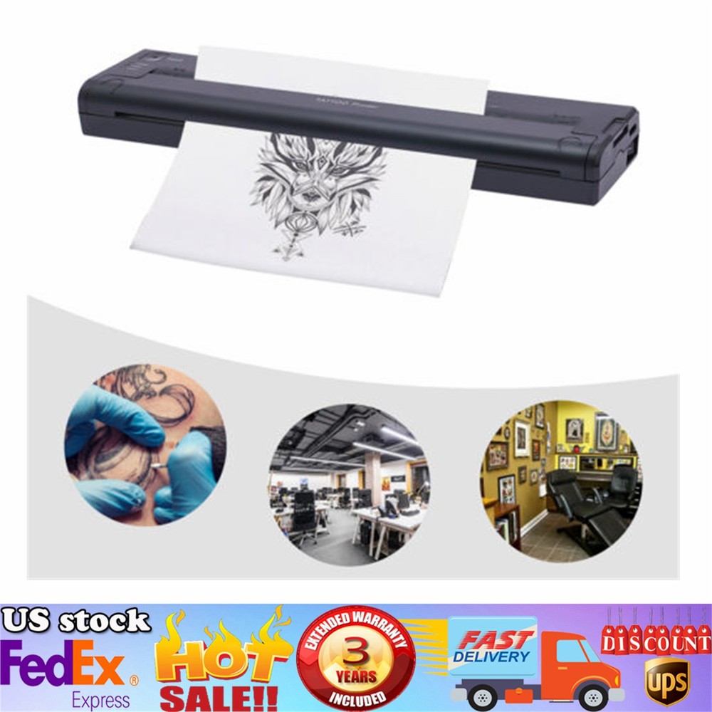 Thermal Stencil Paper Printer Tattoo Transfer Copier Printer Machine Equipment