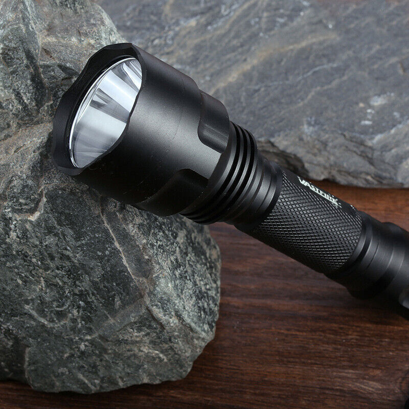 Hunting Green Light 800yards LED Flashlight Torch Rechargeable Switch