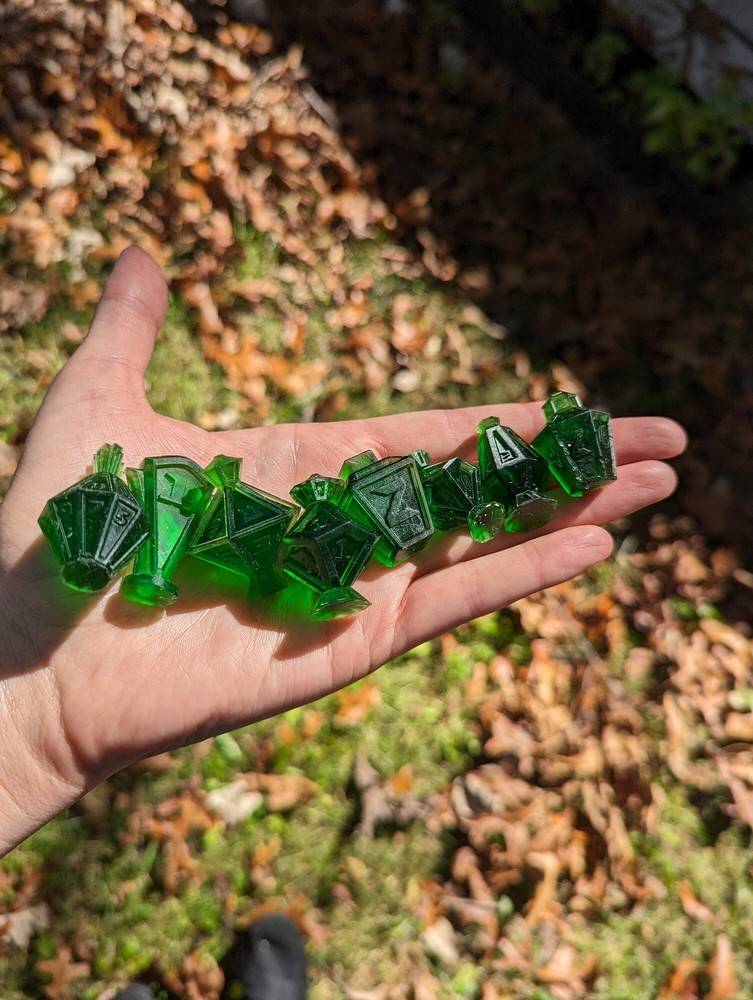 Emerald Potion Potion Dice Rapturous Dice TTRPG Gift Game Master Gift Nerd