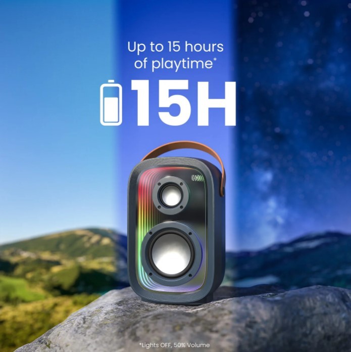 Speck GEMTONES Infinity Max Bluetooth Speaker - Dark Grey
