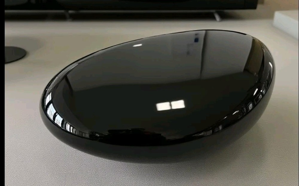 1970s Black Jason Phillips Riverstone Coffee Table