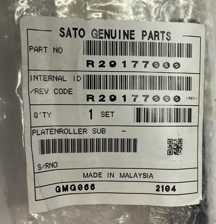 SATO R29177000 PLATEN ROLLER