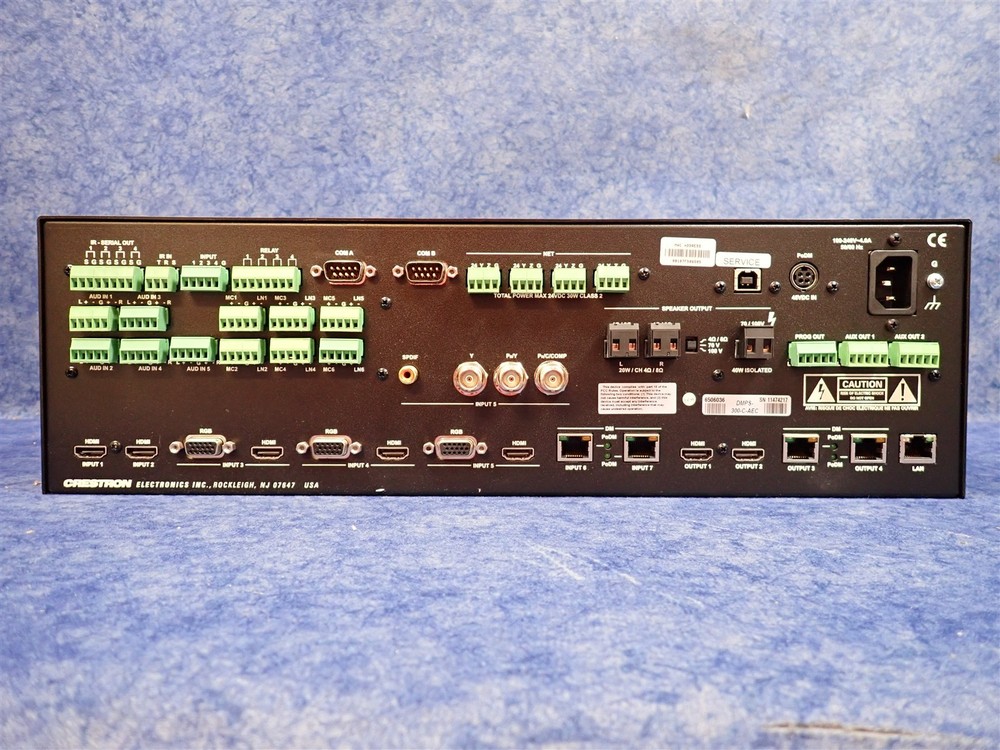 Crestron DMPS3-300-C-AEC DigitalMedia Presentation System Aud Conf Interface FF6