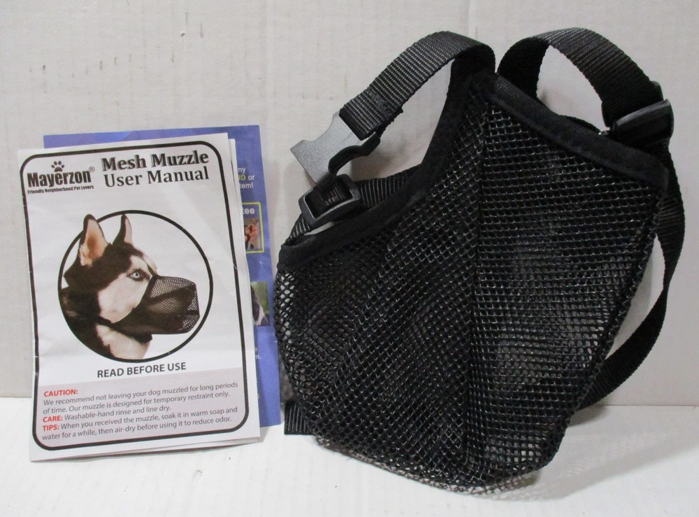 Mayerzon Soft Mesh Dog Muzzle Large