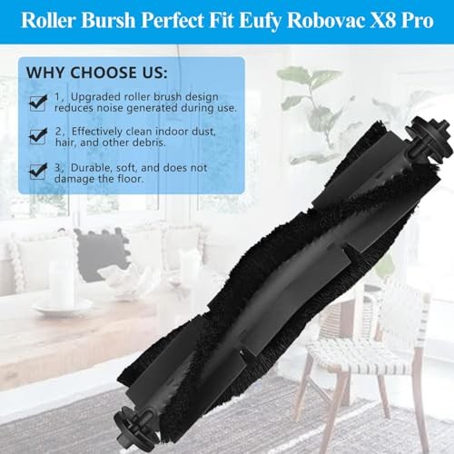 Replacement Parts for Eufy X8 Pro Robot Vacuum Series - Includes 1 Rolling