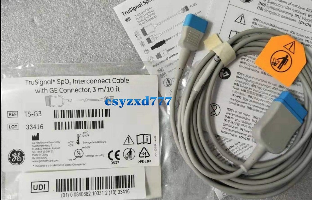 TS-G3 Spo2 Sensor Origianl GE 3M